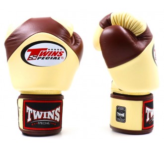 Боксерские перчатки Twins Special (BGVL-13 vanilla/darkbrown)